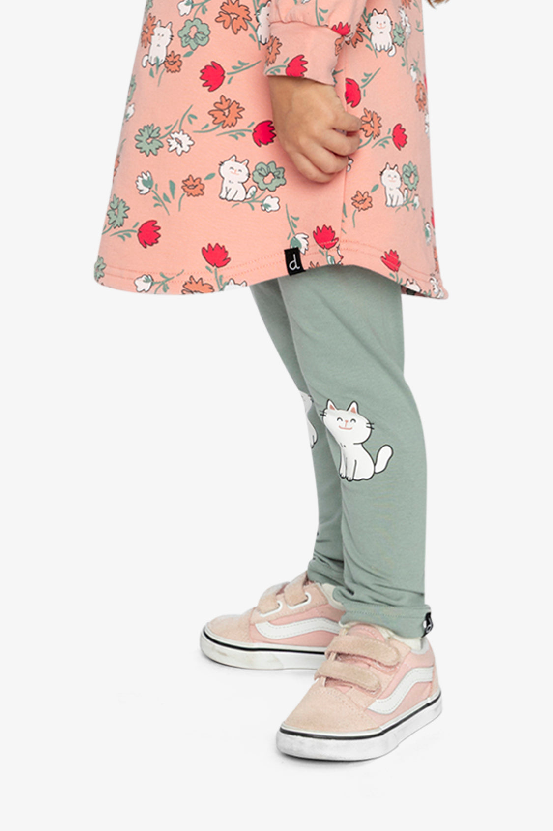 Organic Cotton Leggings Sage Green - Image 5