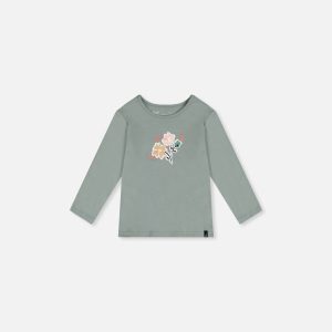 Baby Organic Cotton Long Sleeve T-Shirt Sage Green