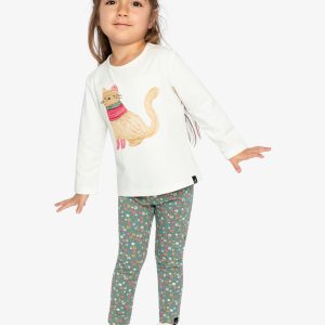 Alternative view of Organic Cotton Long Sleeve T-Shirt Off-White