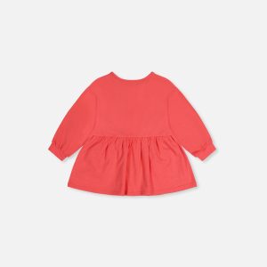 Alternative view of Baby Organic Cotton Tunic Coral Pink