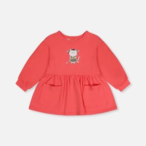 Organic Cotton Tunic Coral Pink