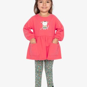 Alternative view of Organic Cotton Tunic Coral Pink