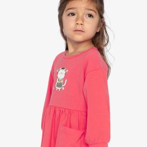 Organic Cotton Tunic Coral Pink - Image 4