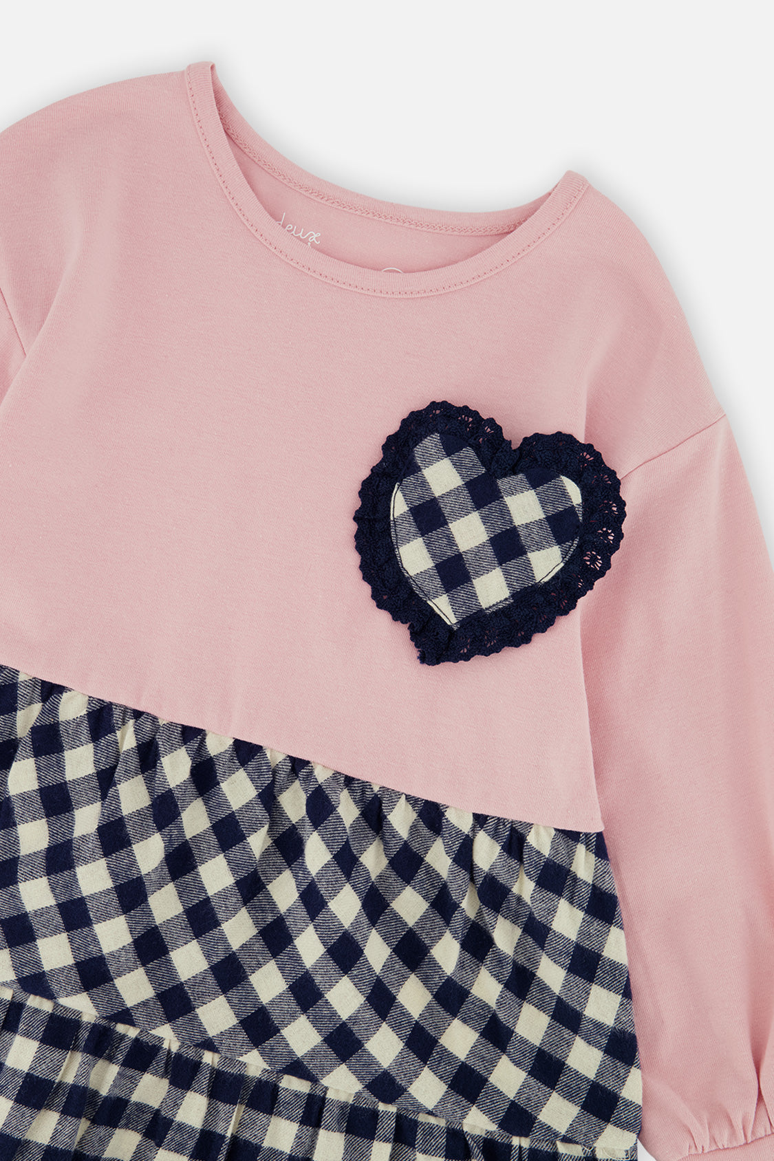 Baby Tunic And Leggings Set Pale Dusty Pink - Image 3
