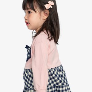Tunic And Leggings Set Pale Dusty Pink And Navy - Image 5