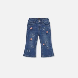 Baby Boot Leg Jeans Navy Blue Denim