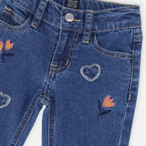 Baby Boot Leg Jeans Navy Blue Denim - Image 3