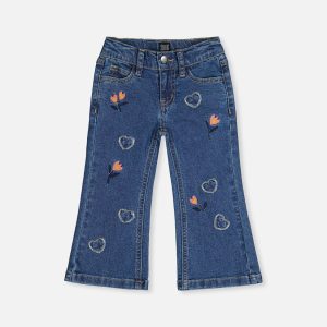 Boot Leg Jeans Navy Blue Denim