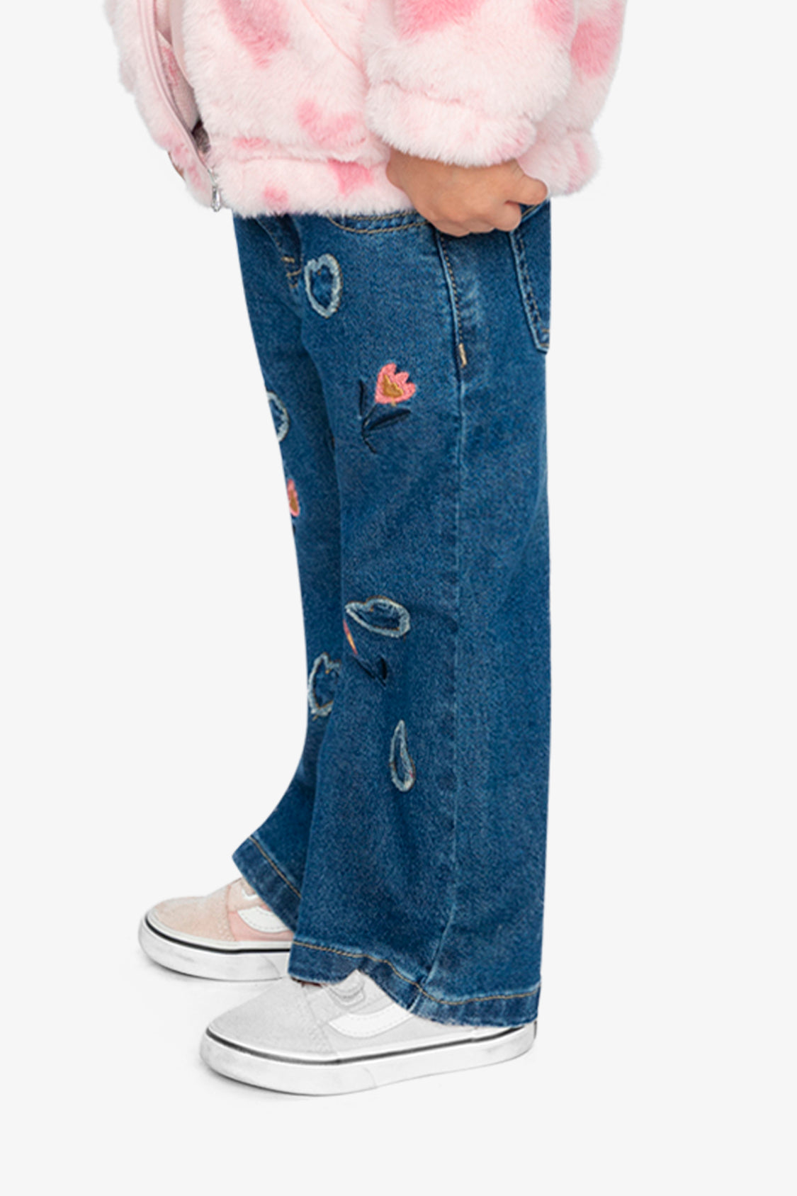 Boot Leg Jeans Navy Blue Denim - Image 5