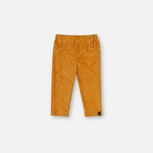 Baby Stretch Velour Treggings Yellow