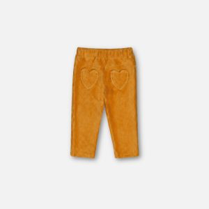 Alternative view of Baby Stretch Velour Treggings Yellow