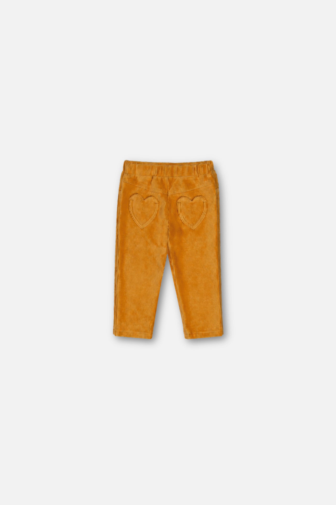 Baby Stretch Velour Treggings Yellow - Image 2