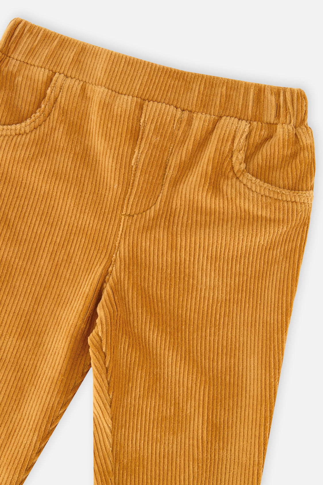 Baby Stretch Velour Treggings Yellow - Image 3