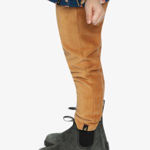 Stretch Velour Treggings Yellow - Image 5