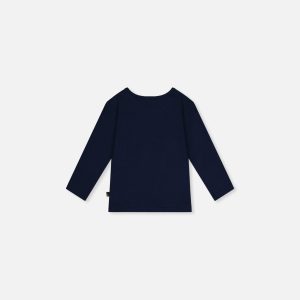 Alternative view of Baby Organic Cotton T-Shirt Royal Blue And Pink