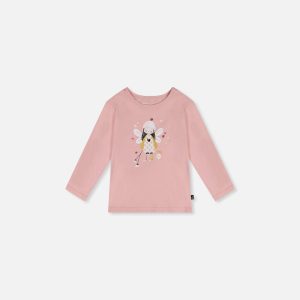 Baby Organic Cotton T-Shirt Pale Dusty Pink