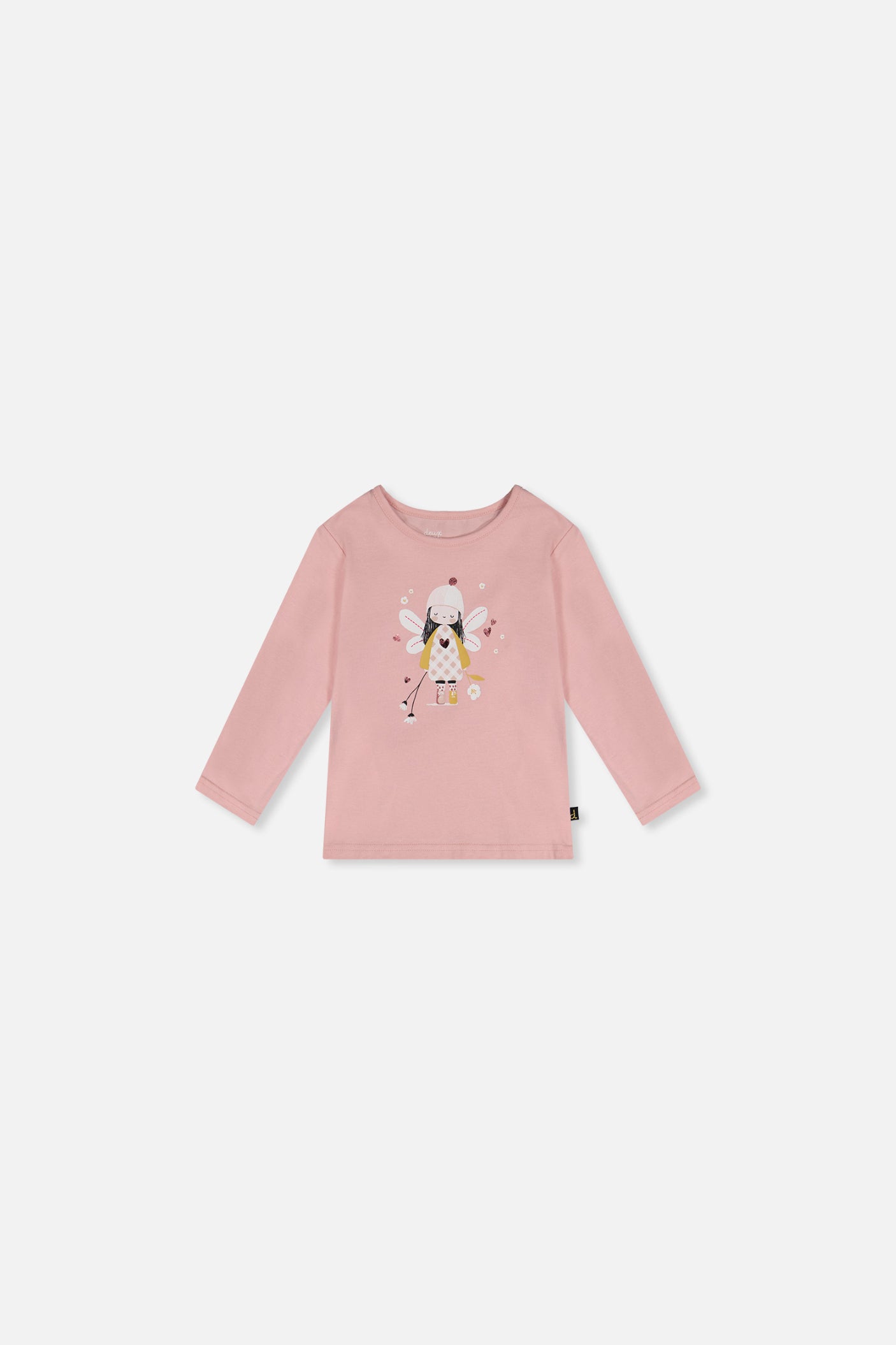 Baby Organic Cotton T-Shirt Pale Dusty Pink