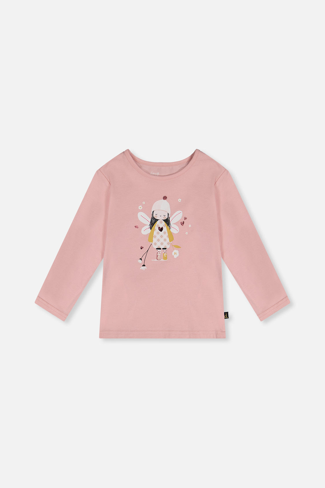 Organic Cotton T-Shirt Pale Dusty Pink