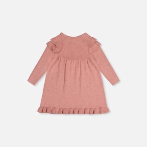 Alternative view of Baby Knitted Dress Pink