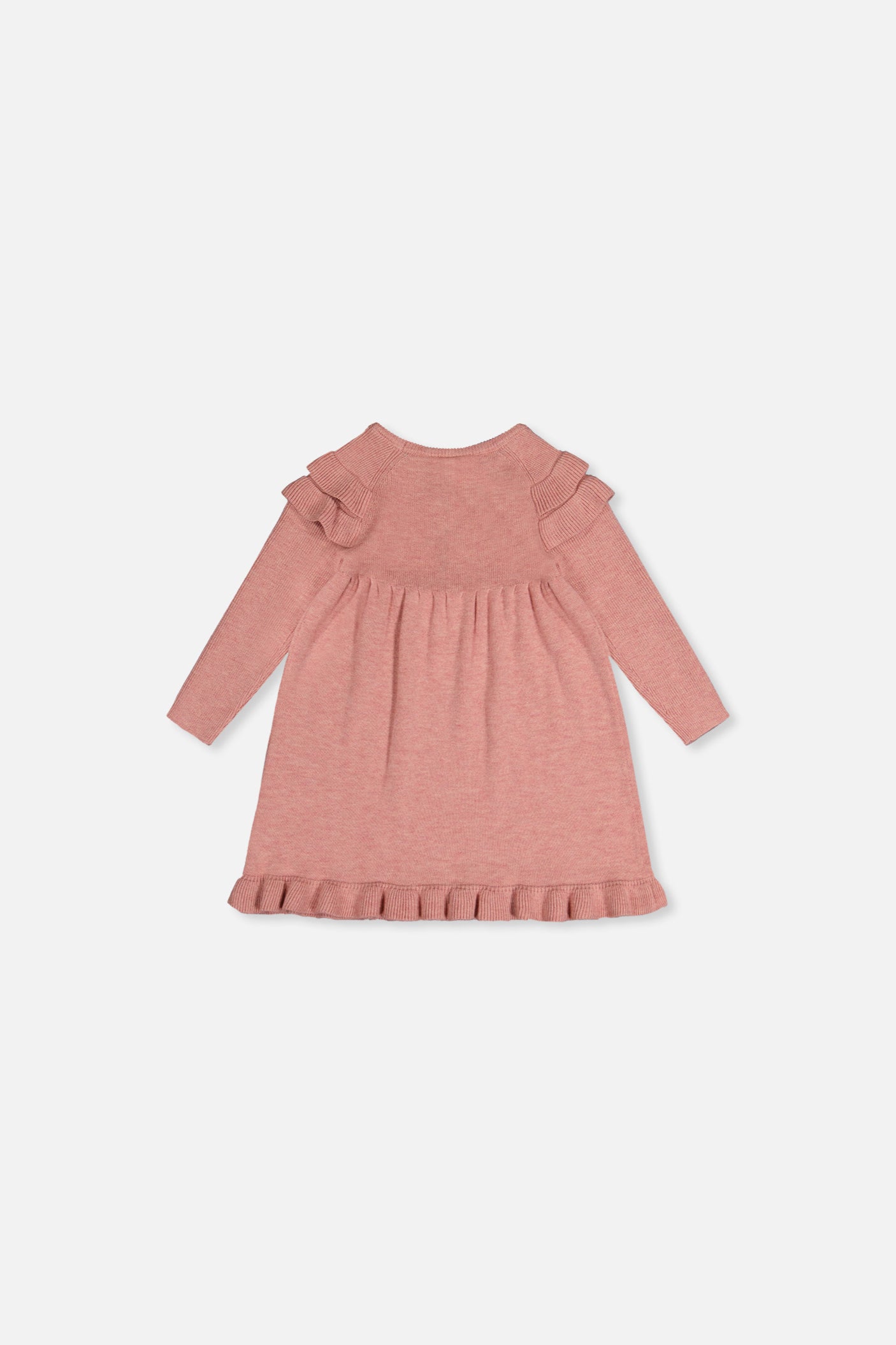Baby Knitted Dress Pink - Image 2