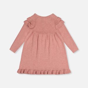 Knitted Dress Pink - Image 3