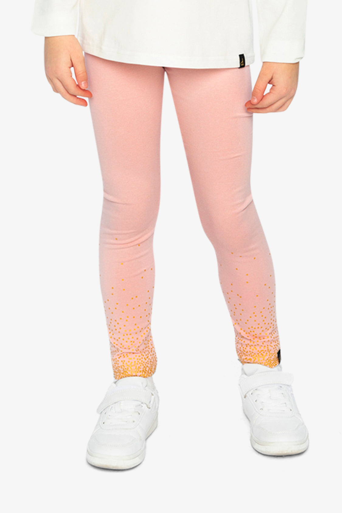 Organic Cotton Leggings Pale Dusty Pink - Image 2