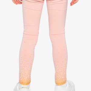 Organic Cotton Leggings Pale Dusty Pink - Image 4