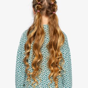 Printed Jersey Long Sleeve T-Shirt Green Floral Print - Image 4