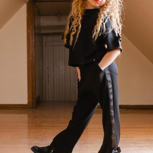 Flare Legs Milano Pants Black - Image 2