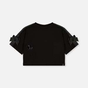 Short Sleeve Milano Top Black - Image 14