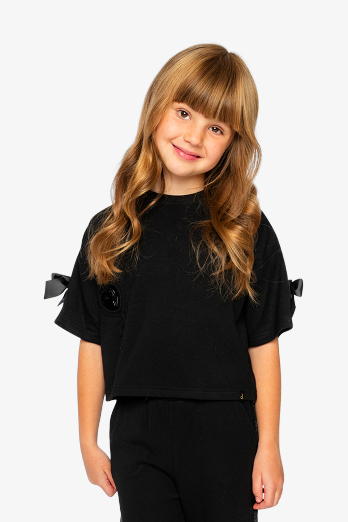 Short Sleeve Milano Top Black - Image 4