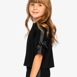 Short Sleeve Milano Top Black - Image 5