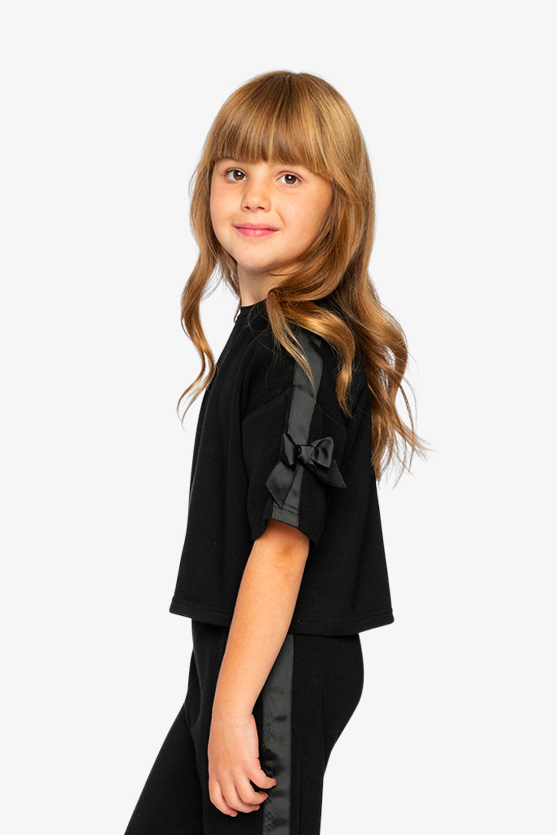 Short Sleeve Milano Top Black - Image 5