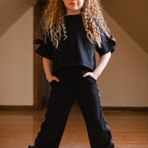 Alternative view of Short Sleeve Milano Top Black