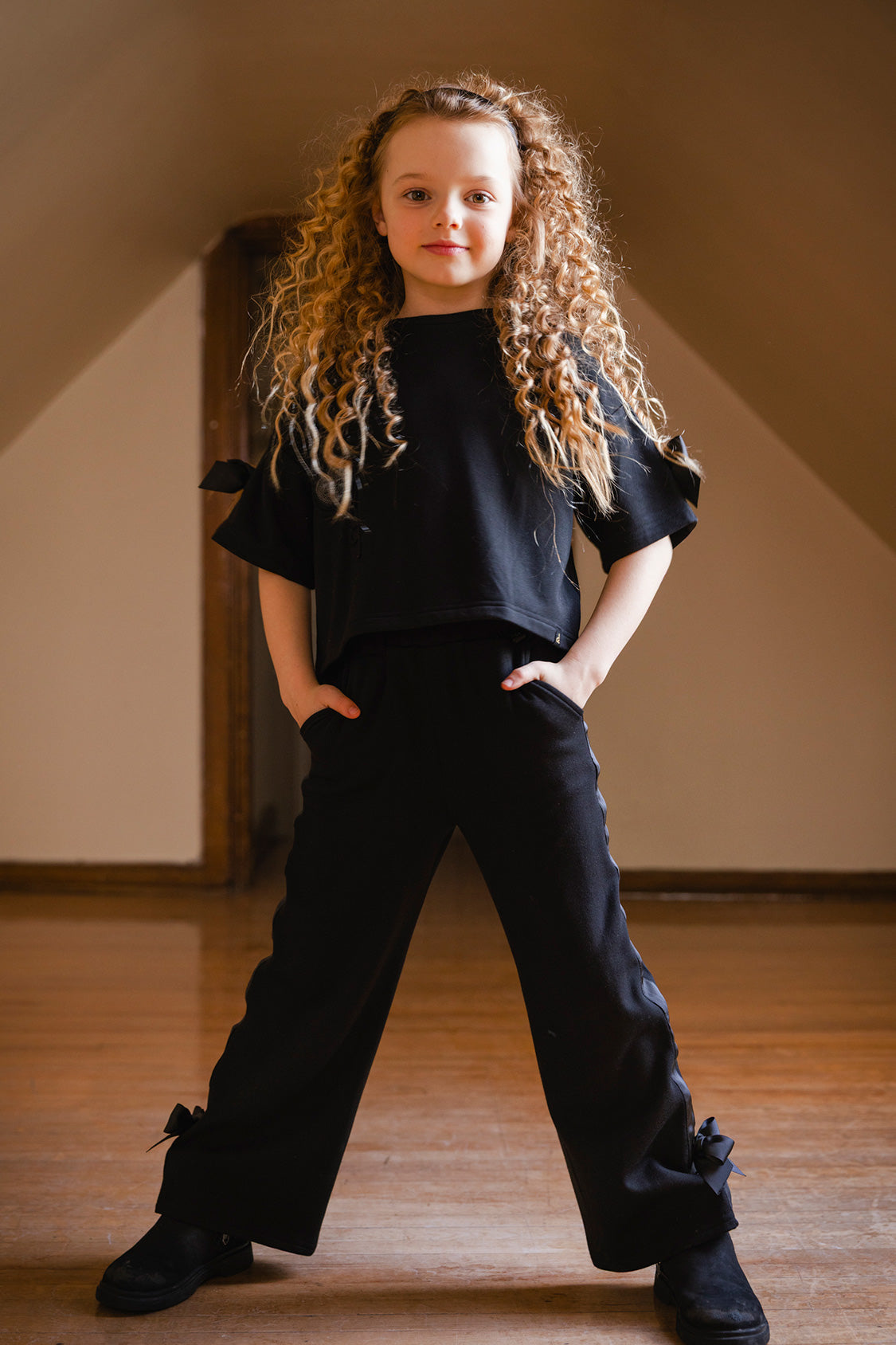 Short Sleeve Milano Top Black - Image 2