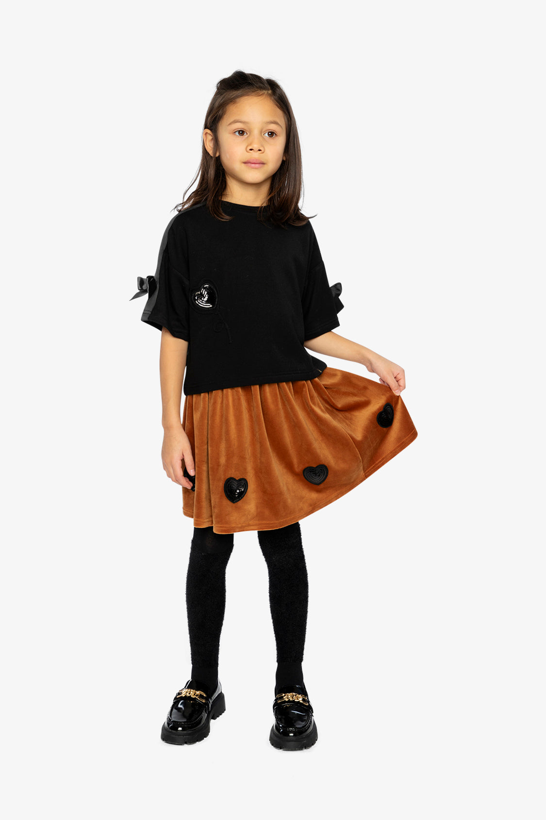 Velvet Skirt Brown - Image 5