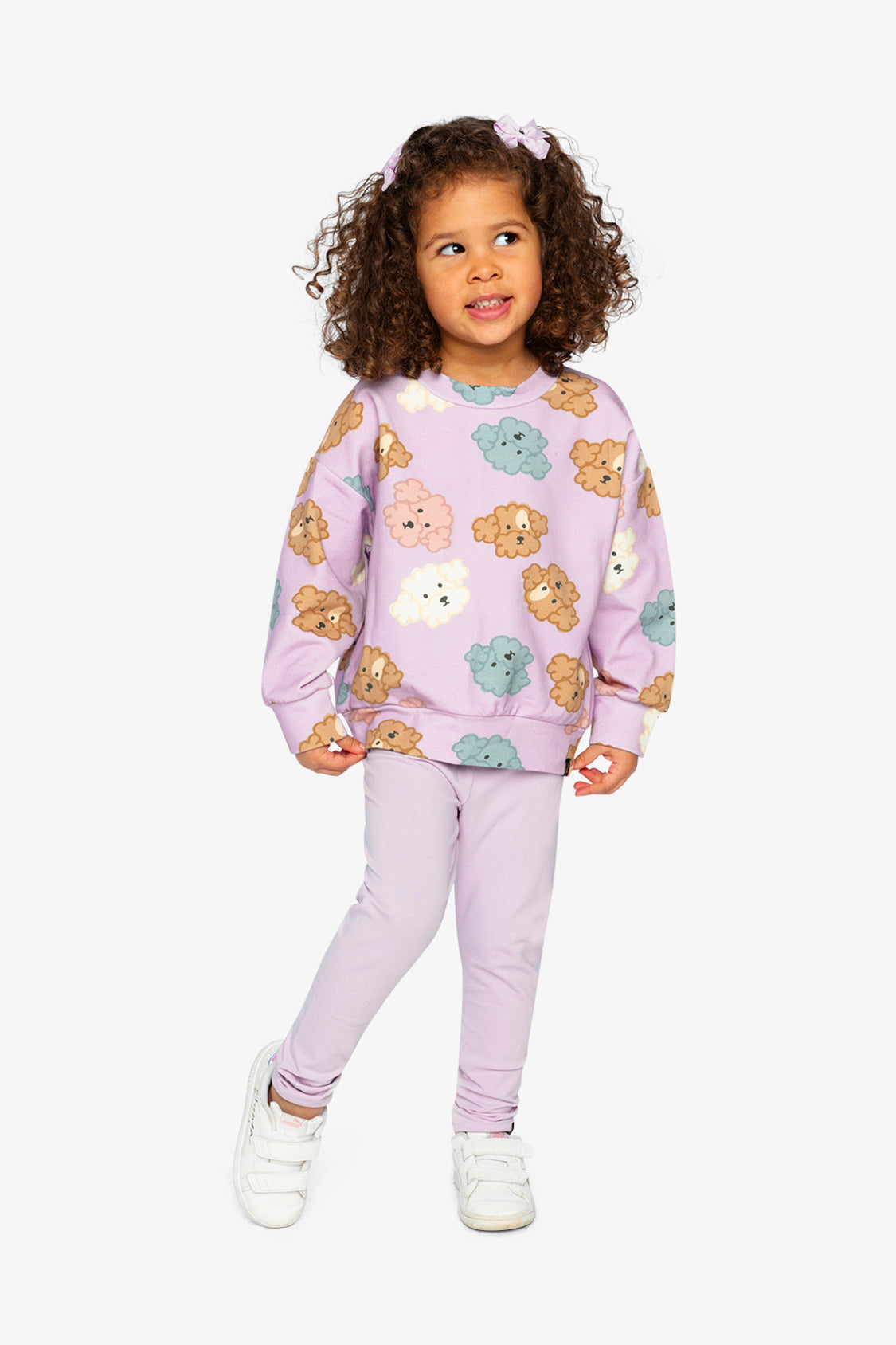 Organic Cotton Leggings Lavender - Image 5