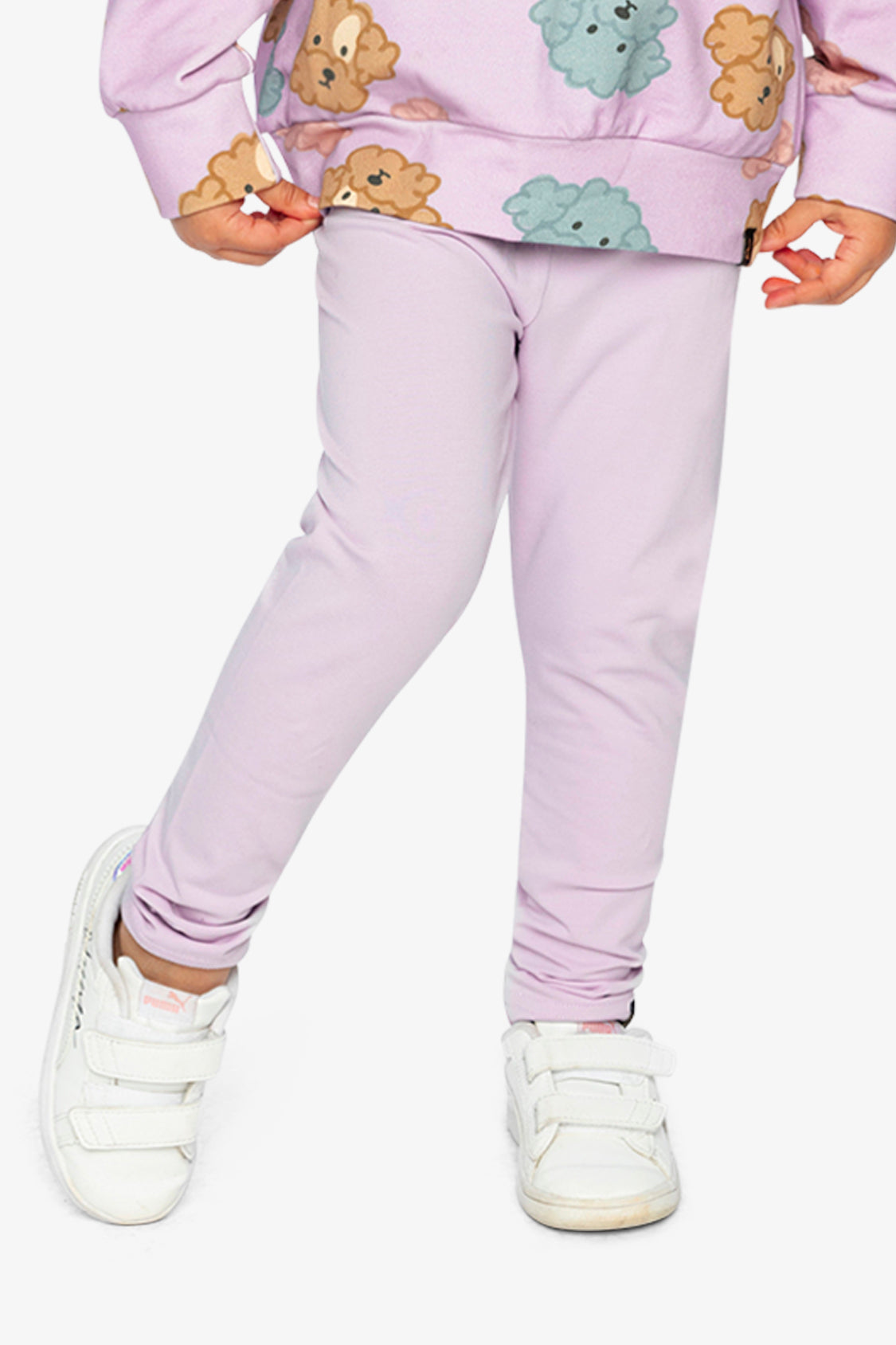 Organic Cotton Leggings Lavender - Image 2