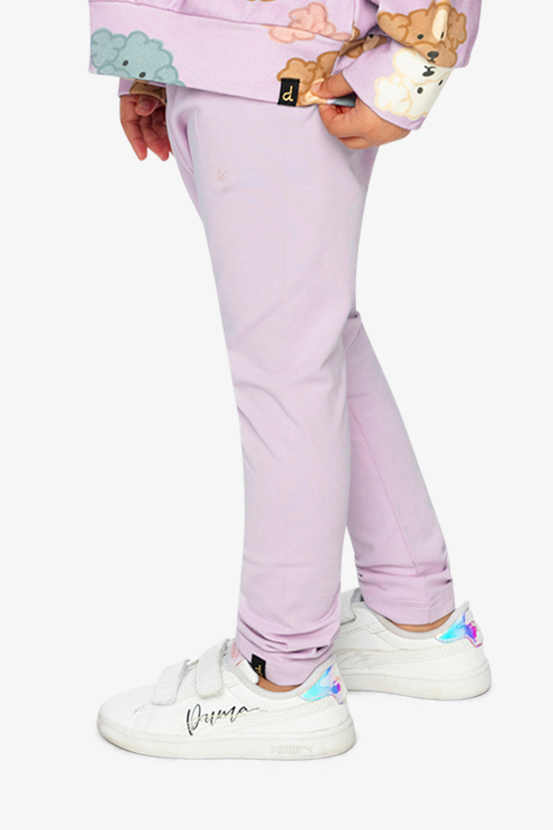 Organic Cotton Leggings Lavender - Image 3