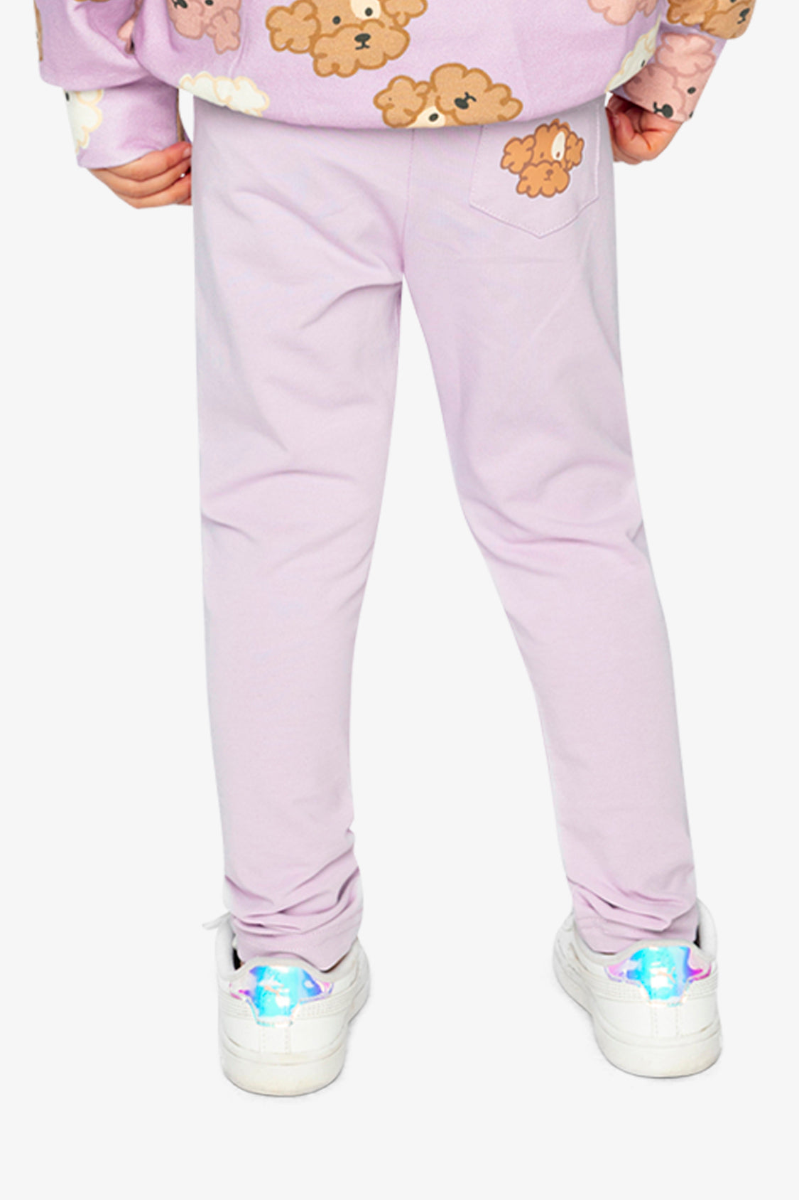 Organic Cotton Leggings Lavender - Image 4