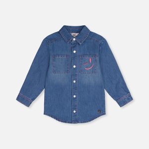 Denim Shirt Navy Blue