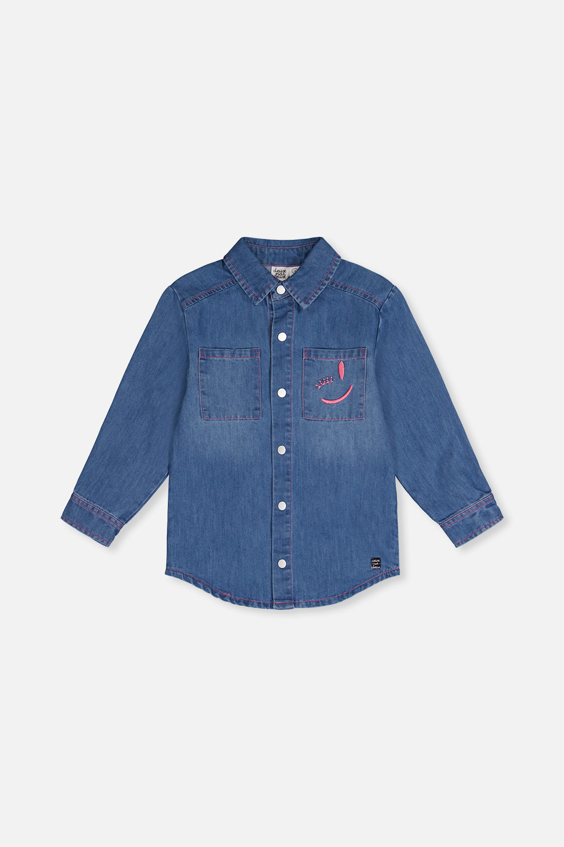 Denim Shirt Navy Blue - Image 14