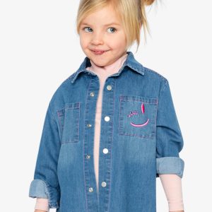 Denim Shirt Navy Blue - Image 4