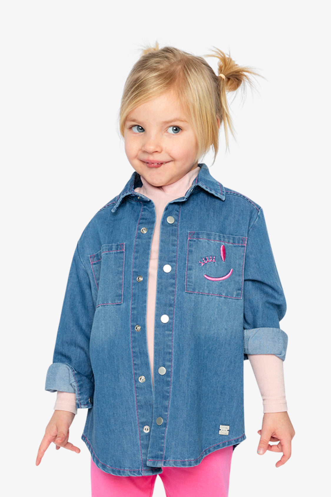 Denim Shirt Navy Blue - Image 4