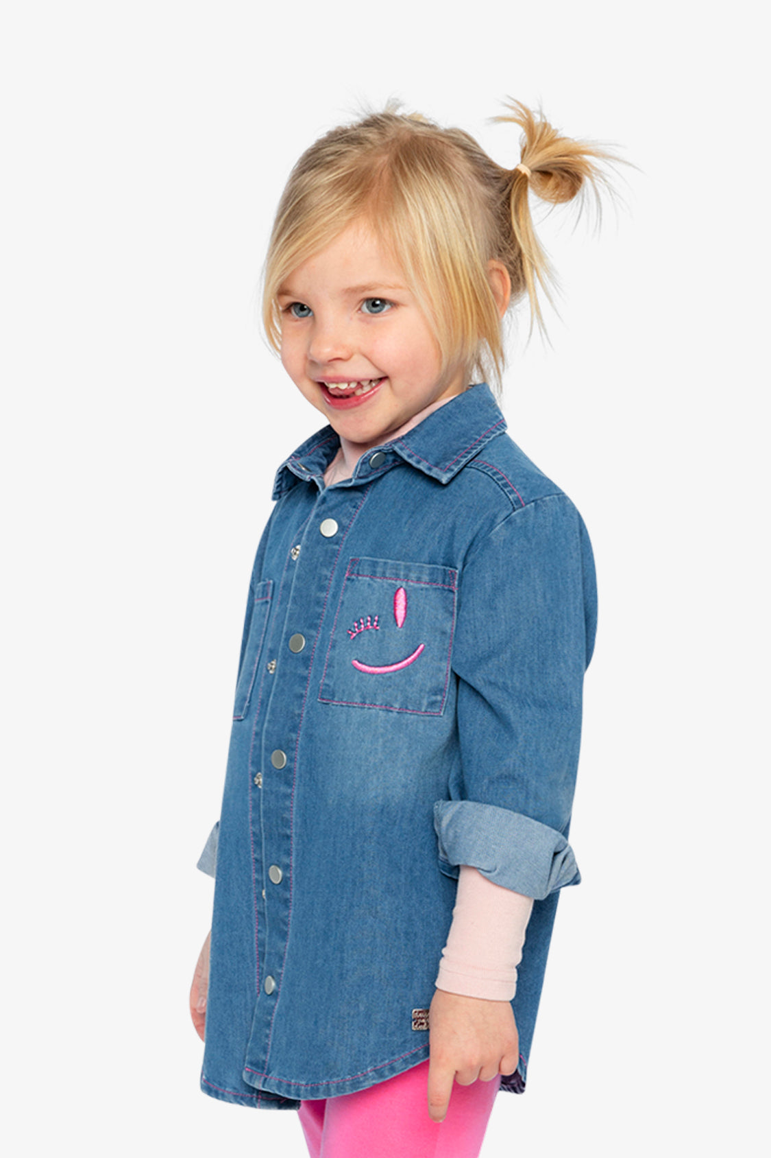 Denim Shirt Navy Blue - Image 5