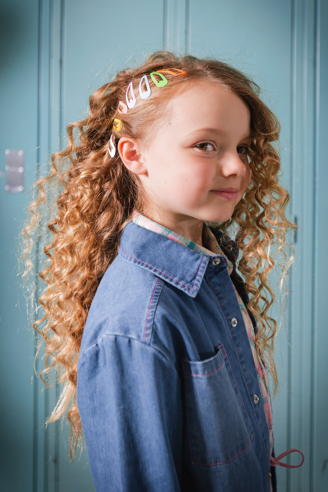 Denim Shirt Navy Blue - Image 3