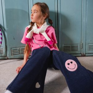 Alternative view of French Terry Pant Navy Blue Denim