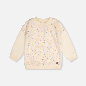 Bi-Material Sweater Off-White - Image 14