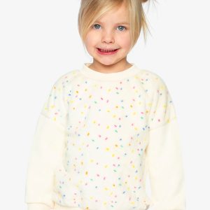 Alternative view of Bi-Material Sweater Off-White