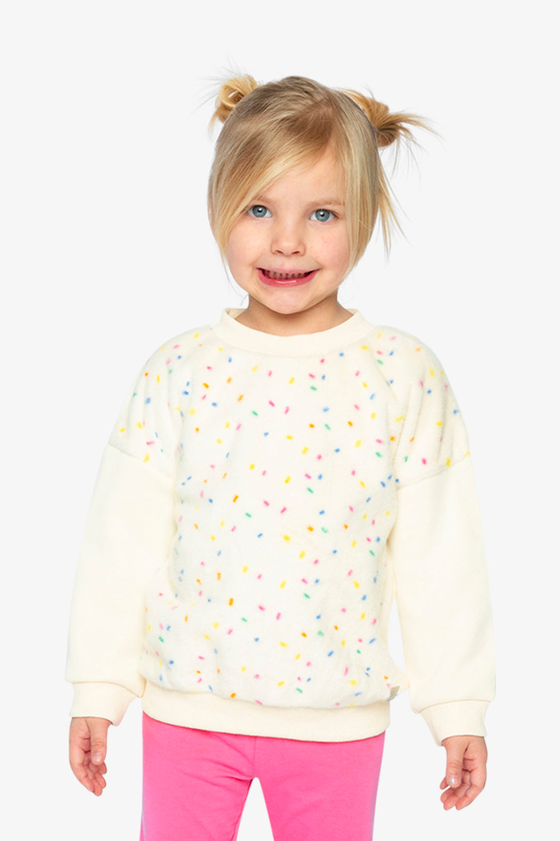 Bi-Material Sweater Off-White - Image 2
